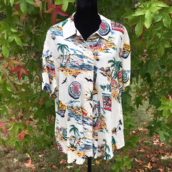 Sarah Bentley Vintage Hawaiian Shirt - Picture 5 of 12